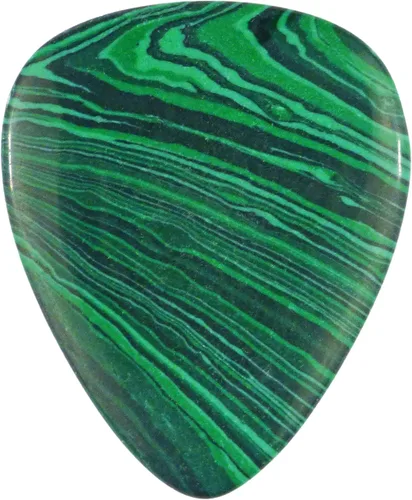 Vista 91 de Púa de Guitarra o Bajo de Piedra Amatista - Calibre Ultra Pesado de 3.0 mm - Forma 351 - Púa Exótica Artesanal de Gema Especial - 1 Paquete