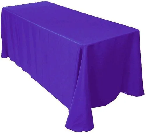 Vista 6 de ADD&SHIP Mantel rectangular (90 x 120 pulgadas) de largo, poliéster, reutilizable, para fiestas, eventos, banquetes, Acción de Gracias, Navidad