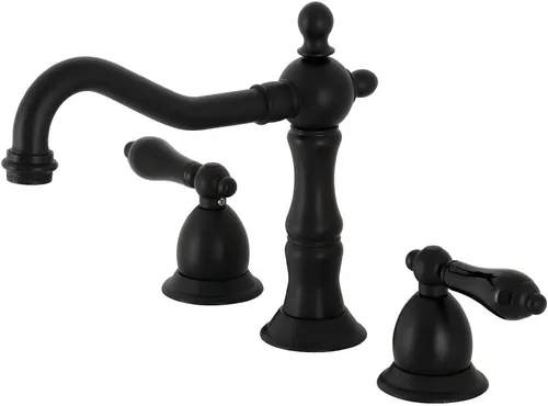 Vista 8 de Kingston Brass KS1977PKL Grifo de baño generalizado de duquesa con ventana emergente de latón, latón cepillado