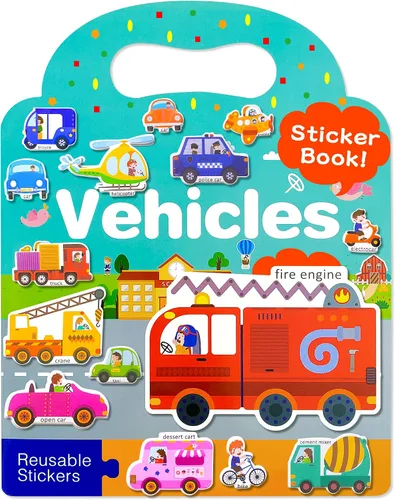 Vista 35 de Benresive - Libros de calcomanías reutilizables para niños de 2-4, libros de calcomanías para niños pequeños 1-3 y 2-4, juguetes de viaje Animal