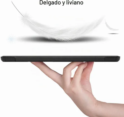 Vista 2 de Funda inteligente para Samsung Galaxy Tab S6 Lite de 10.4 pulgadas (modelos 2024/2022/2020), funda ligera con soporte triple y apagado automático