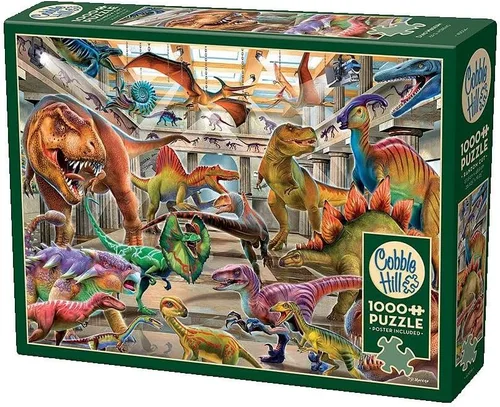 Vista 2 de Cobble Hill - Rompecabezas de 1000 piezas – Museo Dino – Póster de muestra incluido