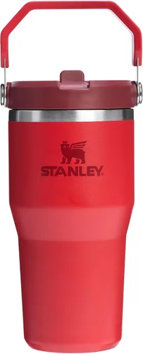 Vista 78 de STANLEY IceFlow 2.0 - Vaso con pajilla abatible con asa, 30 onzas, tapa giratoria y popote abatible, botella de agua a prueba de fugas, acero Tiza