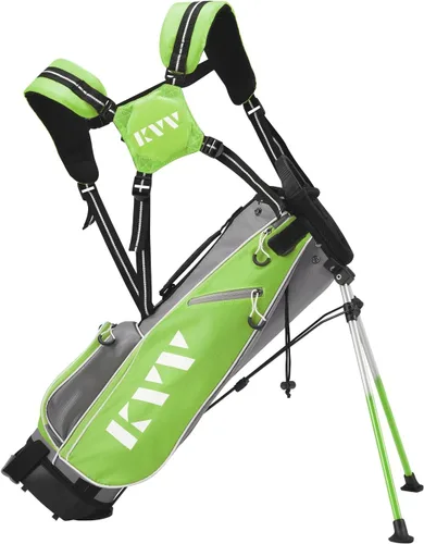 Vista 7 de KVV Bolsa de soporte de golf junior, bolsa de soporte de golf ligera para niños de 4-6/7-9/10-12 años