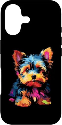 Vista 32 de Funda para iPhone 11 Yorkie Puppy