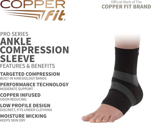 Vista 4 de Tobillera de compresión Copper Fit Pro Series Performance