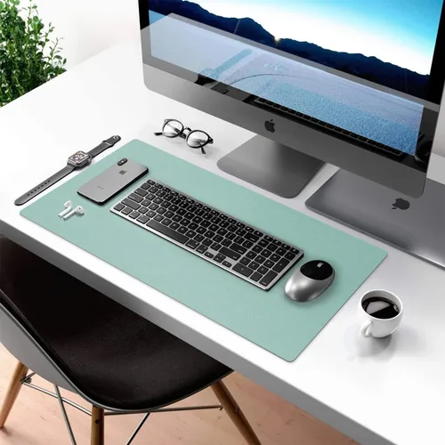Vista 4 de Tapete de Escritorio Grande Protector – Alfombrilla Multifuncional de Doble Cara para Escritorio de Oficina, Alfombrilla de Ratón Suave