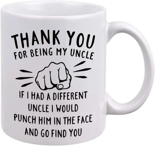 Vista 7 de DQG CVT Taza de café divertida con texto en inglés «Best Dad Mug – Thank You for Being My Father – Día del Padre para papá y esposo, ideas únicas