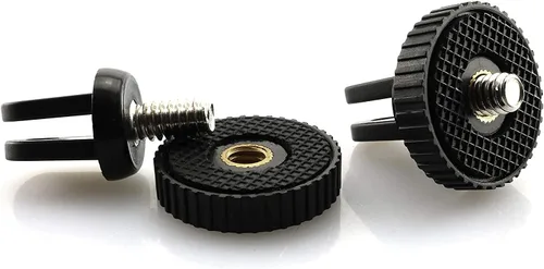 Vista 3 de Adaptador de montaje de cámara 2 unids monopod trípode adaptador de montaje con rosca de tornillo de 1/4 "para GoPro Hero 2 3 3 Sony Xiaomi AEE JVC