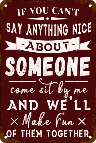Vista 9 de Immature A Word Boring People Use To Describe Fun People Metal Tin Signs, Sarcastic Quote For Home Office Garage Bar Pub Cafe Shop Car Wall Art