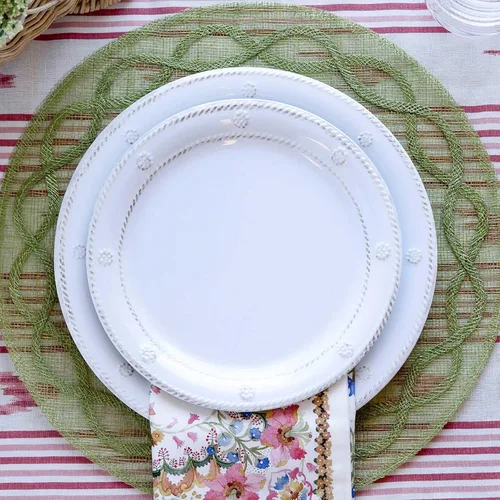 Vista 2 de Juliska Plato de cena de melamina Berry & Thread - Whitewash