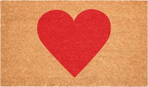 Vista 14 de Calloway Mills - Felpudo Madison Heart (Naranja, 24 x 36 pulgadas)