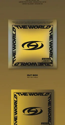 Vista 2 de ATEEZ THE WORLD EP.1 - Póster de letras plegables de 1 p en paquete+72p Photobooklet+1ea pegatina+1p tarjeta de identificación+1p