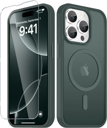 Vista 752 de Funda para Google Pixel 10 Pro XL, cubierta magnética mate, color negro Fit for MagSafe, Screen Protector included, Shockproof Military Grade
