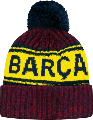 Vista 2 de Icon Sports Officially Licensed FC Barcelona Beanie - Unisex Adult