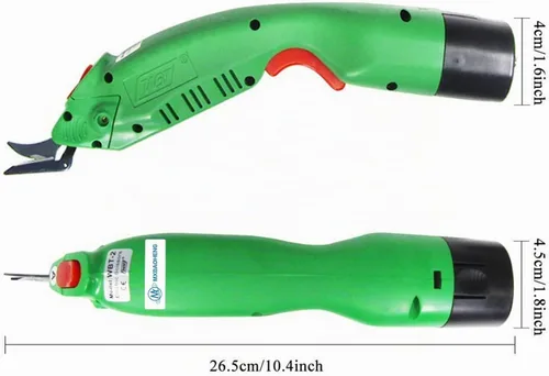 Vista 2 de MXBAOHENG WBT-2 Tijeras eléctricas, inalámbricas y enchufables de doble