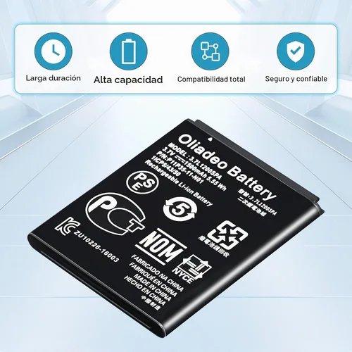 Vista 6 de Reemplazo de batería TI 84 Plus CE compatible con Texas Instruments