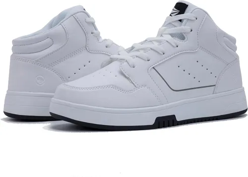Vista 8 de QAUPPE Zapatos deportivos para hombre con soporte para el arco, zapatos de skate de moda, antideslizantes, deportivos, atléticos, para caminar
