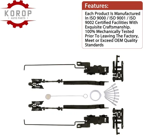 Vista 7 de KOROP Kit de reparación de techo corredizo compatible con Ford F150 F250 F350 F450 Expedition Lincoln Mark LT Navigator Reemplaza # 02ESR1201ABK Kit