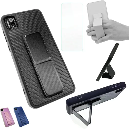 Vista 49 de Aroepurt Boost Mobile Celero 5G SC 2024 - Funda compatible con Boost Celero5G SC con protector de pantalla de vidrio templado, protección de grosor