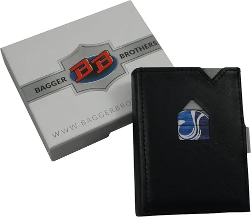 Vista 3 de Bagger Brothers BB-WLT - Tarjetero para tarjetas de crédito, color negro
