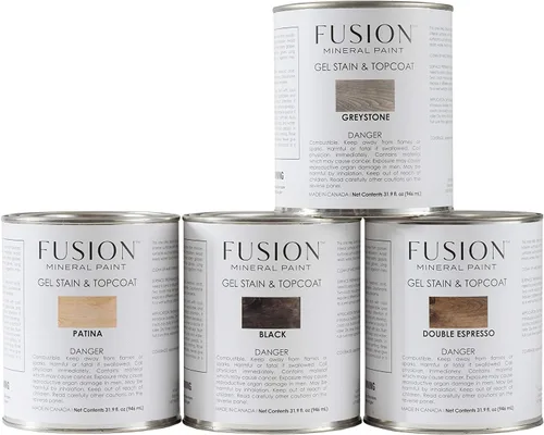 Vista 2 de Fusion Mineral Paint - Gel Stain & Topcoat - 32.0 fl oz - Pátina (Transparente)