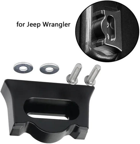 Vista 2 de para Jeep Wrangler J = K JKU 2007-2018 2018-2021, limitador de puerta trasera, pestillo de parada, parachoques de puerta trasera, limitador