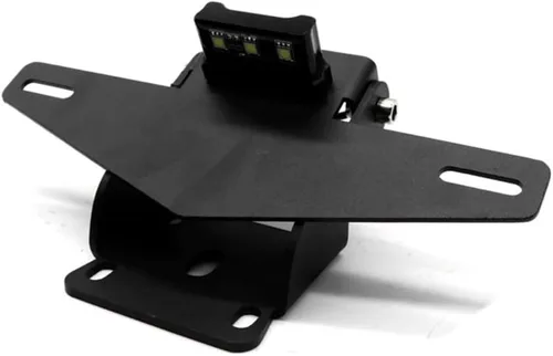 Vista 5 de AL-mart - Eliminador de guardabarros de motocicleta con luz LED ajustable, soporte de montaje para placa de matrícula, compatible con KTM 390 Duke