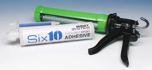 Vista 3 de West System 610 Adhesivo Epoxi Resina/Endurecedor, Cartucho de 190mL, Pajita