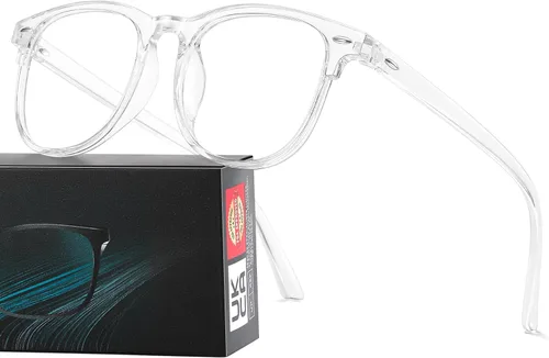 Vista 14 de Okany Lentes de bloqueo de luz azul para mujeres, hombres y mujeres, con filtro de pantalla de computadora negra, gafas de juego para mujeres