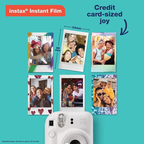 Vista 5 de Fujifilm Cámara instantánea Instax Mini 12 - Blossom Pink con 3 paquetes individuales