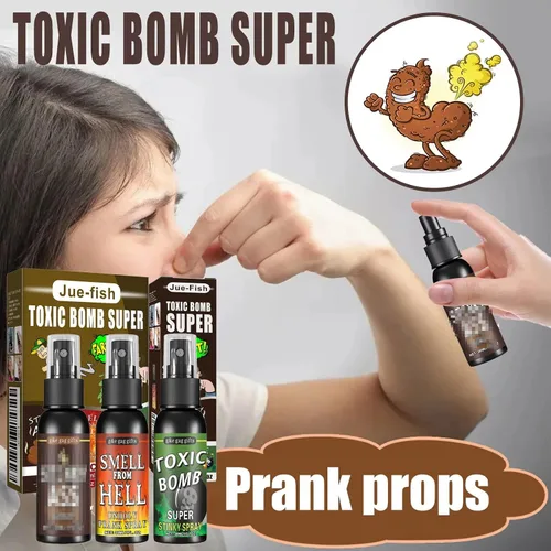 Vista 7 de Winbar Aerosol líquido extrafuerte, paquete de 3 juguetes de broma y broma, spray húmedo potente, bromas súper fuertes para adultos o niños