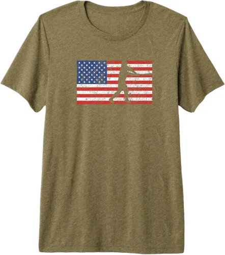 Vista 4 de Baseball Beisbol Batter Homerun - Pitcher Catcher Batter Hit Premium T-Shirt