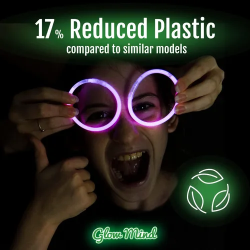 Vista 6 de 300 varillas de brillo ultra brillantes a granel – Paquete de suministros de fiesta de Halloween que brillan en la oscuridad – 8 pulgadas Glowsticks