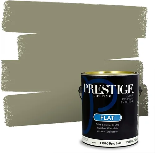 Vista 140 de Prestige Paints - 2 en 1, pintura base y pintura de exterior, E100-N-735BM