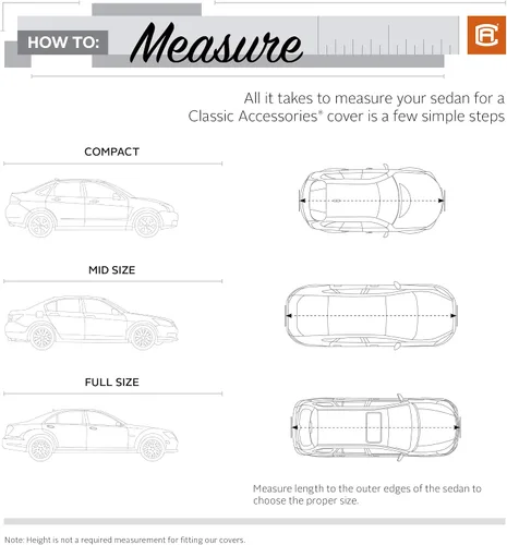 Vista 3 de Cubierta Classic Accessories OverDrive Polypro 1 para auto biodiesel, para sedans