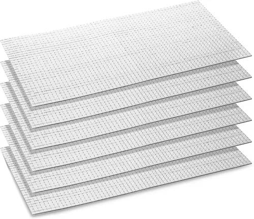 Vista 9 de PP OPOUNT -9,440 hojas de mosaicos de espejo autoadhesivos, de 13/64 x 13/64 de pulgada, de color plateado, de espejos, cuadradas y de vidrio