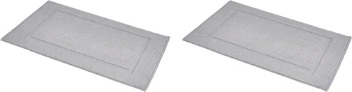Vista 6 de Amazon Basics Alfombra de baño con bandas, 31 pulgadas de largo x 20 pulgadas de ancho, color negro