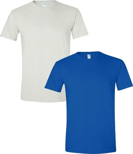 Vista 296 de Gildan Camiseta G500 para hombre Ceniza/baya