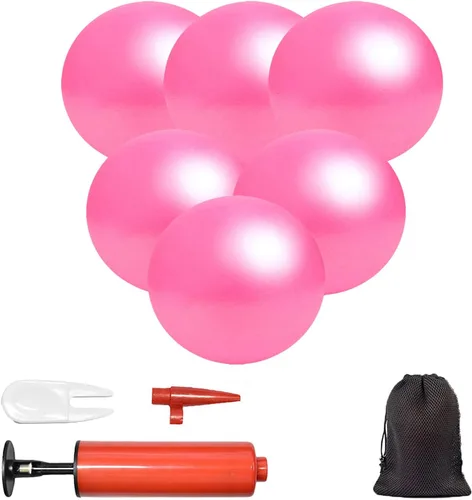 Vista 14 de Mini bolas de yoga 9 pulgadas ejercicio pilates terapia equilibrio micropore bola Barre equipo para entrenamiento de estabilidad en el hogar