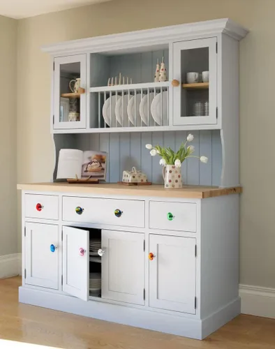 Vista 6 de Paquete de 11 tiradores de cajón de cristal coloridos, tiradores de alacena de vidrio de 30mm con forma de diamante para armario, cocina, baño