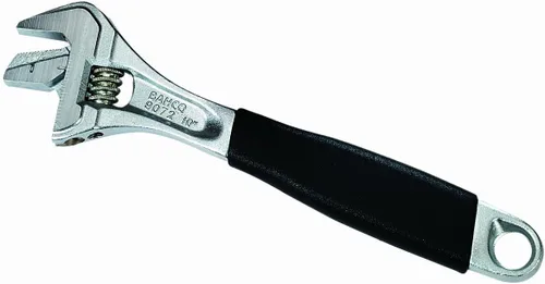 Vista 9 de Bahco 6" SAE Ergo - Llave industrial combinada ajustable/para tubos con acabado negro, boca reversible para doble funcionalidad, dientes agresivos