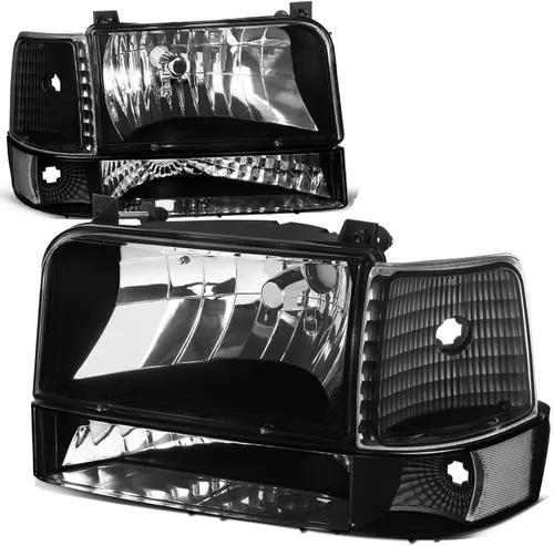 Vista 11 de Auto Dynasty Juego de Faros LED DRL 3D y Lámpara de Parachoques Compatible con Ford F-150 F-250 F-350 Bronco 1992-1996, Lado del Conductor