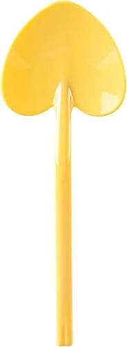 Vista 10 de Restaurantware Cucharas de postre de 3.5 pulgadas x 1.3 pulgadas, 100 mini cucharas desechables – Cucharas de degustación de plástico amarillo bebé