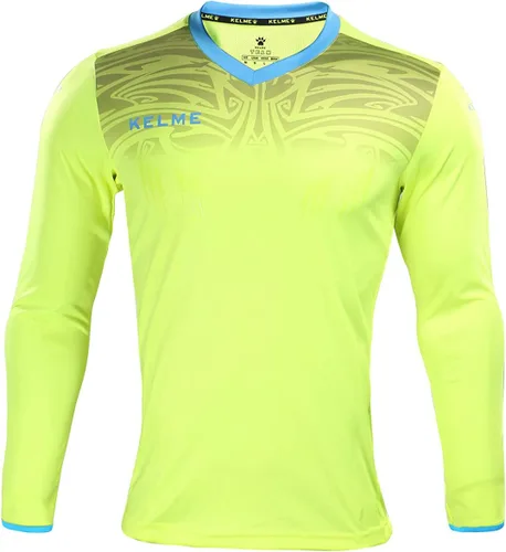 Vista 2 de KELME Kit de uniforme de portero de fútbol Camisa acolchada de portero de fútbol para hombre, pantalones cortos y calcetines, tallas para niños