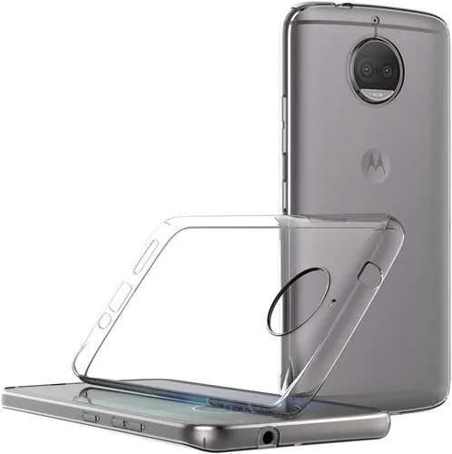 Vista 4 de MaiJin Funda para Motorola Moto G5s Plus (5.5 pulgadas) Soft TPU Gel Bumper Transparente Cubierta Trasera