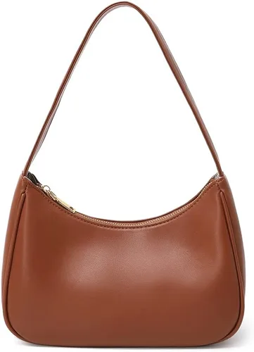 Vista 30 de CYHTWSDJ Bolsos de hombro para mujeres, lindo bolso tote tipo hobo con cierre de cremallera y mini cartera de mano Nailon Negro