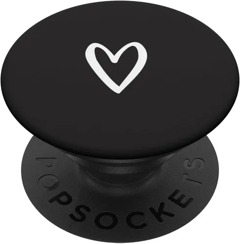Vista 7 de PopSockets MagSafe PopGrip de corazón blanco para iPhone