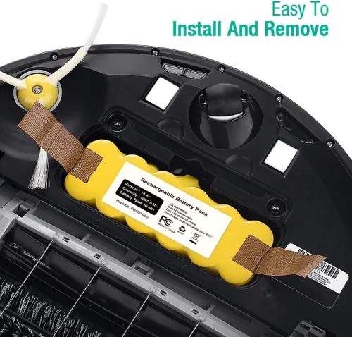 Vista 5 de FirstPower 5.0Ah 14.4V Compatible con batería de repuesto para Roomba R3 500 600 700 800 900 Series 510 530 531 532 535 536 540 550 552 560 570 580