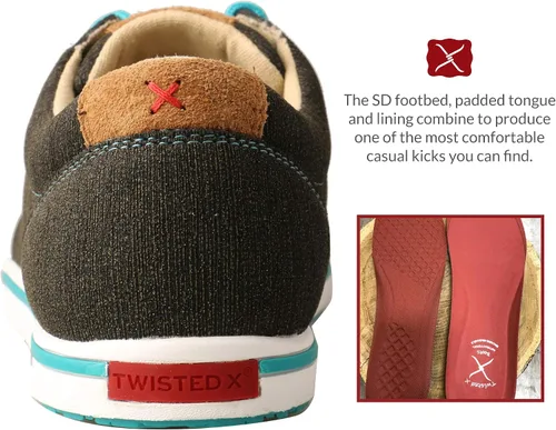 Vista 5 de Twisted X Zapatos casuales con puntera tipo mocasín para mujer